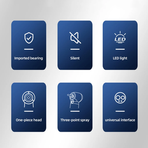 Turbina Dental LED de Alta Velocidad con 3 Chorros de Agua, Rodamiento Cerámico, Autoclave 135 ° Cartucho de Botón Pulsador C Sin Cubierta 0.25-0.3Mpa - Product Image 6