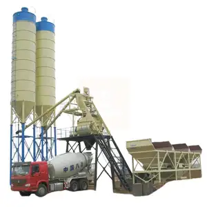 35m3 cement mixer station ready mixed mini concrete batching plant HZS35