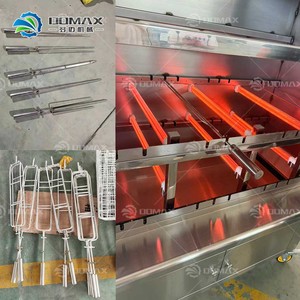 Máquina de Churrasco Brasileño Comercial, Asador Giratorio de Acero Inoxidable, Parrilla <span class=keywords><strong>Rodizio</strong></span> a Gas - Product Image 5