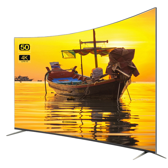 Full Screen 50inch 4K UHD LED Tv Television 50 Inch Curved Smart Tv
