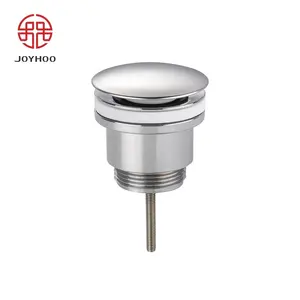 Cheap Plastic Click Clack Basin Waste Drain Plug Chrome Pop Up Basin Sink Drain Waste Stopper In Drains