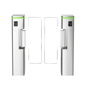 Full Automatic RFID SUS304 Stainless For Supermarket Swing Barrier Turnstile Speed Turnstile Gate