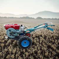 Tracteur agricole manuel pouvant être utilisé conjointement avec des outils agricoles
