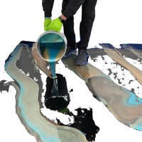 Peinture époxy industrielle en gros, 100 % solides, résine époxy, gallon