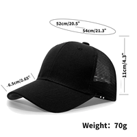 Casquette de camionneur personnalisée en maille polyester, casquette de sport de haute qualité pour enfants, respirante et offrant une protection solaire