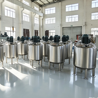 Cuve de mélange et de dispersion en acier inoxydable, machine industrielle de dissolution et de mélange de liquides pour la production de peintures, d'encres et de revêtements