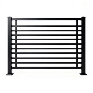 Porte in Alluminio e Recinzioni Metalliche Esterne di Design Moderno Personalizzate per Ville e Case - Vendita Calda - Product Image 1