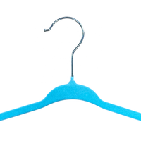OWENTEK Cintres en velours en acier inoxydable, très demandés, pour l'organisation de placards, gain de place, barre à cravates pour chambre, antidérapants, durables