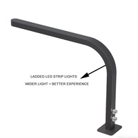 Lámpara de Mesa Profesional IBelieve, Lámpara de Escritorio para Pestañas, Cuidado de Cejas, Tatuaje, Salón de Belleza, Lámpara UV de Lujo para Uñas