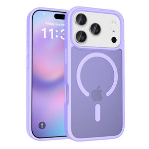 Pour iPhone 17/16/15/14/13 Pro Max Plus – Coque PC Business Design Protection intégrale 360 antichoc avec coussin d'air et marquage à chaud magnétique - Product Image 4