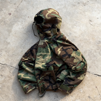 Veste coupe-vent de randonnée légère en softshell camouflage personnalisée pour homme, en nylon ripstop avec capuche