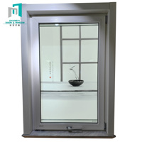 Fenêtres en aluminium à double vitrage conformes aux normes australiennes, modernes, en acier inoxydable, avec vitrage PVC, persiennes, rideaux, pour chambre à coucher - En promotion