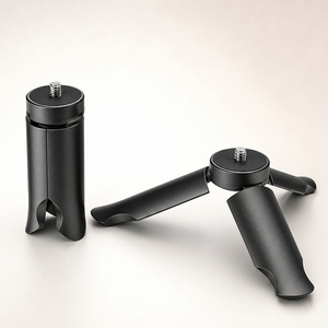 Mini Tripod Lightweight White Handheld Desktop Mobile Phone Stabilizer Pocket Gimbal Camera Bracket Flip Lock One Section - Product Image 2