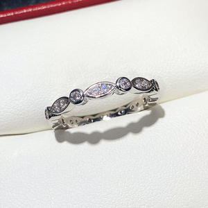 Anello alla Moda Hip Hop con Zirconi per Bambini, Gioiello Religioso con Gemma, Incastonatura a Griffe, Placcatura in Ottone, Vari Animali e Numeri - Product Image 2