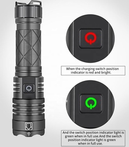 Nhà Máy Trực Tiếp 3000 Lumens Đèn Pin LED <span class=keywords><strong>Torch</strong></span> Ánh Sáng Pin Có Thể Sạc Lại Zoomable Đèn Pin Và <span class=keywords><strong>Torch</strong></span> Với Ngân Hàng Điện - Product Image 5