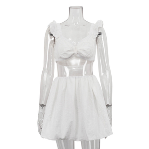 2025 <span class=keywords><strong>vestiti</strong></span> estivi 2 pezzi bianco corto canotta corta e Set gonna da donna - Product Image 4