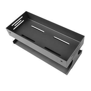 Nouvelle étagère <span class=keywords><strong>de</strong></span> rangement murale <span class=keywords><strong>de</strong></span> cuisine en acier au carbone raffiné, sans perçage, pour épices, oignons verts, gingembre, <span class=keywords><strong>ail</strong></span>, avec panier d'égouttage - Product Image 6