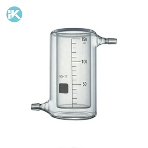 Laborglasware Glasreaktor <span class=keywords><strong>200ml</strong></span> 3.3 Glas Doppelwandiger Mantelbecher - Product Image 1