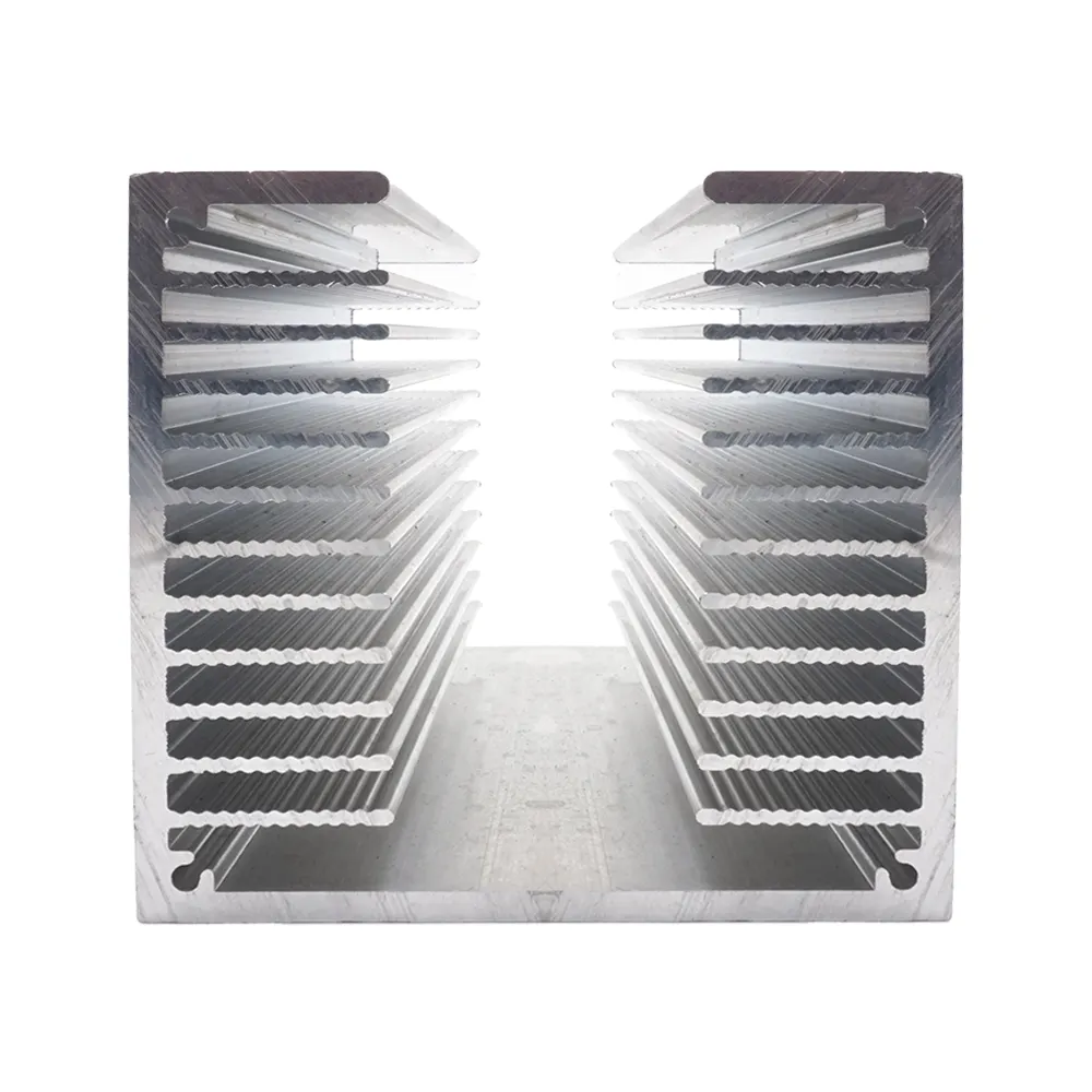 Factory Customized large heat sink aluminum extruded aluminium profile precision cnc machining parts
