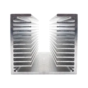 Factory Customized Large Heat Sink Aluminum Extruded Aluminium Profile Precision Cnc Machining Parts