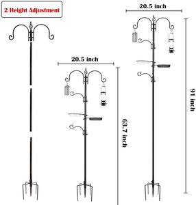 Outdoor Garden Bird Feeding Station <strong>Feeder</strong>,Hanging Metal Bird <strong>Feeder</strong> Watching Bird Feeding Rack - Product Image 5