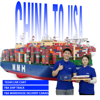 Transitaire de marchandises générales Chine-Canada EXW FOB DDP Fret maritime porte-à-porte LCL FCL Dédouanement et taxes payées Amazon FBA 3PL
