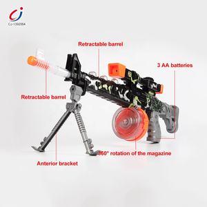 쿨 플라스틱 전기 보 스나이퍼 적외선 무기 장난감 총 배터리 작동 - Product Image 5