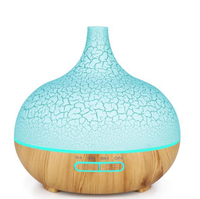 Crack Essential Oil Diffuser Siêu Âm Hạt Gỗ Khuếch Tán Hương Thơm Máy Tạo Độ Ẩm Máy Oxy Nước Máy Lọc Không Khí