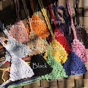 Traje de Baño de Bikini de Ganchillo Hecho a Mano Personalizado, Bikini de Dos Piezas Sexy con Tiras, Traje de Baño Calado para Mujer - Product Image 2