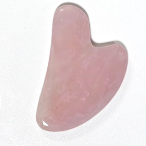face lifting beauty products natural gemstone rose quartz gua sha skincare - Product Image 1