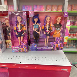 Neue Ankunft K-POPS Puppen Dämonen jagd Mädchen Gruppe Vinyl Gummi Anime <span class=keywords><strong>PVC</strong></span> Action figuren <span class=keywords><strong>Cartoon</strong></span> Sammler Modell Spielzeug - Product Image 6