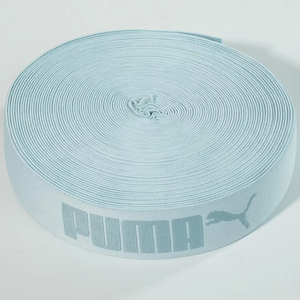 Bande de sous-vêtements pour femme en polyester tissé jacquard avec logo gaufré personnalisé, motif chevrons élastique, marque Aoya - Product Image 1