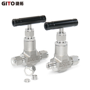 Vanne à aiguille monobloc forgée à haute température et haute pression en acier inoxydable SS316L pour circuit de gaz et d'air - Product Image 5