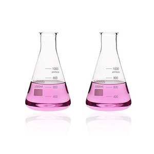 Frasco Erlenmeyer de vidrio borosilicato para uso en laboratorio, 150ml, 250ml, 500ml, 1000ml, 2000ml, frascos cónicos de titulación para laboratorio de química - Product Image 6