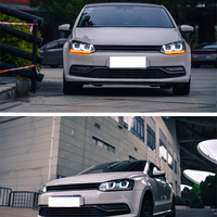 2 Stück für VOLKSWAGEN Polo MK5 Vento Cross Polo LED-Scheinwerfer 2011-2016 Scheinwerfer-Baugruppe HID-Kit