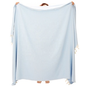 Jeter couverture pour canapé-lit salon chambre 100% coton turc décoration de la maison Super doux confortable chaud en gros tissé couverture - Product Image 2