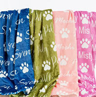 Couverture personnalisée pour bébé en peluche douce avec nom, couverture en polaire minky de luxe avec sublimation personnalisée