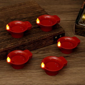 Luz LED Cálida Blanca sin Humo ni Llama con Sensor de Agua, Luz Diya Diwali para Todas las Ocasiones - Product Image 1