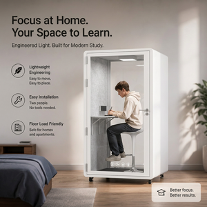 Cabina Telefónica Insonorizada Móvil para Oficina, Sala de Reuniones Pequeña para Varias Personas, Vidrio a Prueba de Explosiones, Personalizable, Estudio Interior Silencioso - Product Image 1