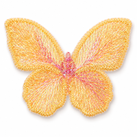 Patch brodé papillon irisé, applique scintillante monocouche pour vêtements, sacs, chapeaux, loisirs créatifs et décorations de couture
