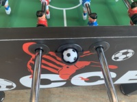 Table de football de table professionnelle de 5 pieds, jeu interactif familial, jeu de football de table d'intérieur pour pub, tables de football de table commerciales à monnayeur