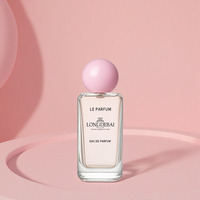 Flacons de parfum en verre transparent écologiques et recyclables personnalisés, 30 ml, 50 ml, 100 ml, carrés, vides, avec pulvérisateur givré