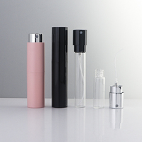 Botol Parfum Kaca Mini Portabel Grosir Pabrik 5ml 10ml Isi Ulang Tutup Ulir Pompa Semprot Kabut Halus Atomizer Parfum