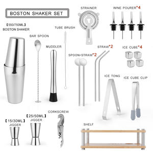 23 шт., набор для коктейлей из нержавеющей стали - Product Image 5