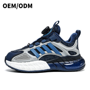 Personnalisé 2024 nouveaux styles garçons mi-grands enfants chaussures chaudes en coton avec doublure en peluche et dessus en cuir chaussures de sport pour enfants - Product Image 5