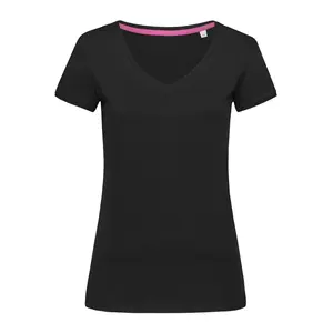 Camiseta con cuello en V de Megan, merchandising personalizado - Product Image 4