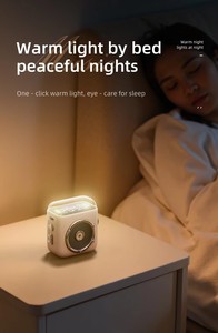 Mini Altavoz Inalámbrico Bluetooth <span class=keywords><strong>con</strong></span> Clip Magnético, <span class=keywords><strong>Pantalla</strong></span> de Hora, Sonido HiFi, Luz Nocturna, Manos Libres, Reproductor de Música MP3 <span class=keywords><strong>con</strong></span> Reproducción de Tarjeta TF - Product Image 6