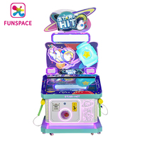 Machine de jeu d'arcade de divertissement d'intérieur Funspace Kids Coin Operated Redemption 2 Players Hit Hammer Frapper Touch Screen Machine