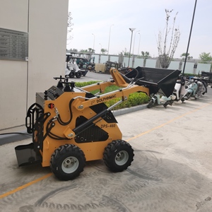 48V <strong>Battery</strong> <strong>Power</strong> Electric Loader Skid Steer Design Zero Emission Quiet Operation for Indoor Warehouse Charging System Included - Product Image 4