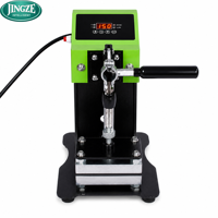 Presse à chaud manuelle pour résine 6*13cm, chauffage double face, 1 tonne de pression, petite presse à chaud à clapet pour transfert de chaleur d'échantillons